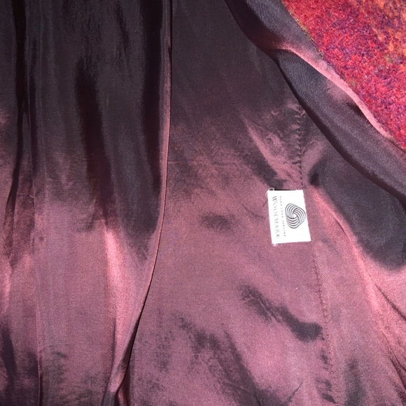 TOMBOLINI lined wool plaid coat/adjustable length sleeves/8???pit to pit=19 - Picture 7 of 11